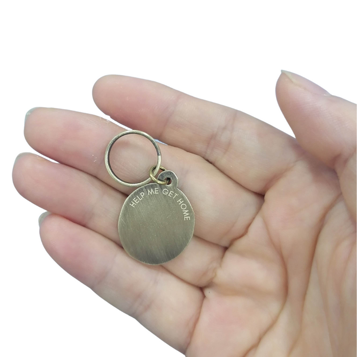 PAWSITIVE VIBES Engraving Pet Tag with a Floating Frame!