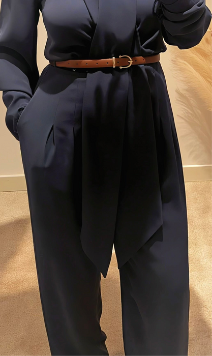 Amal balloon pleated pants