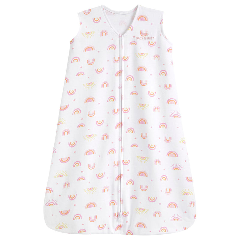 HALO SleepSack Sleeping Bag 0.5 TOG 100% Cotton Sunshine Rainbows