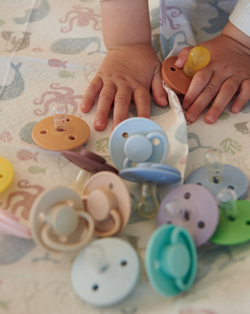 Mininor - Round Pacifier Latex 0M