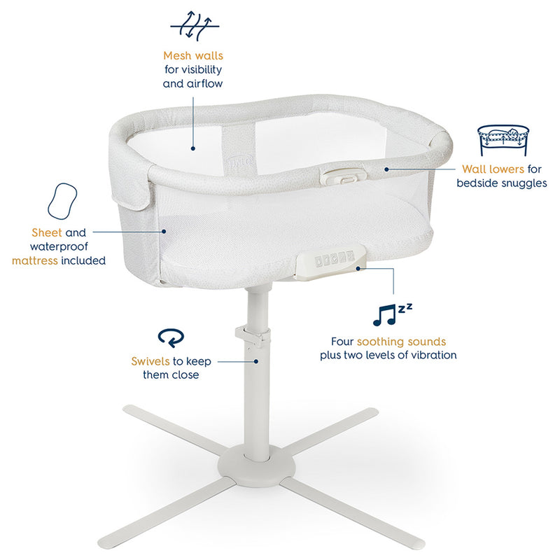 HALO® BassiNest® Swivel Sleeper Premiere Series Morning Pebble