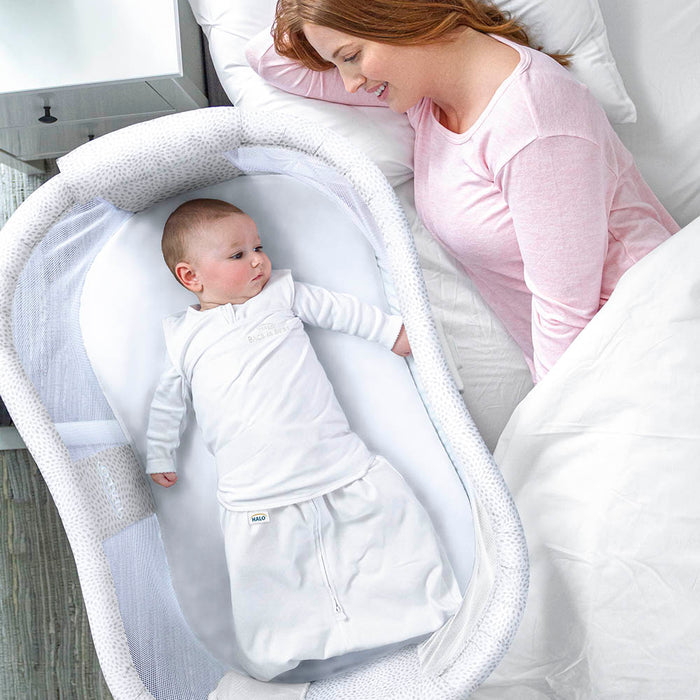 HALO BassiNest Fitted Sheet 100% Cotton White
