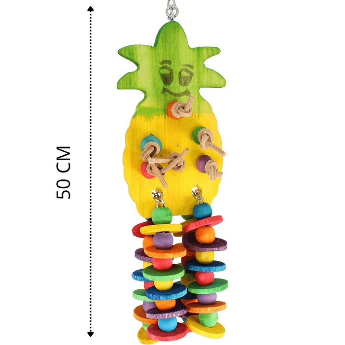 Polly's Paradise: 50 cm Large Pineapple Chew Toy!