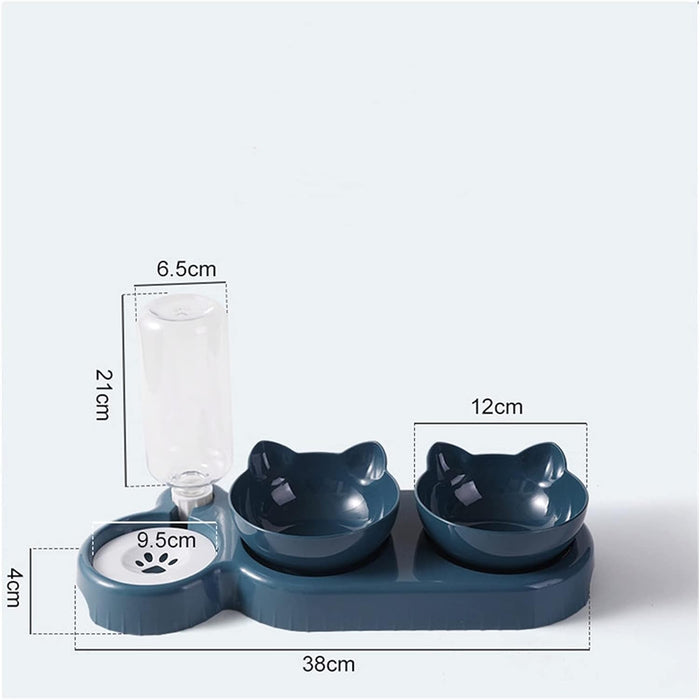 Whisker Wonderland: Innovative Triple Pet Bowl