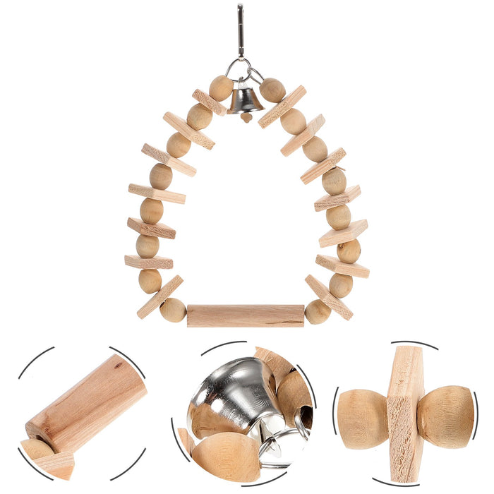 Avian Elegance: Exquisite Designer Swing & Chew Delight