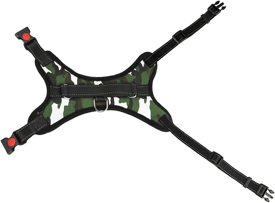 Heavy Duty Padded No Pull Pet Safety Harness (Camo, S/M/L/XL)