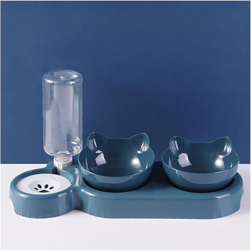 Whisker Wonderland: Innovative Triple Pet Bowl