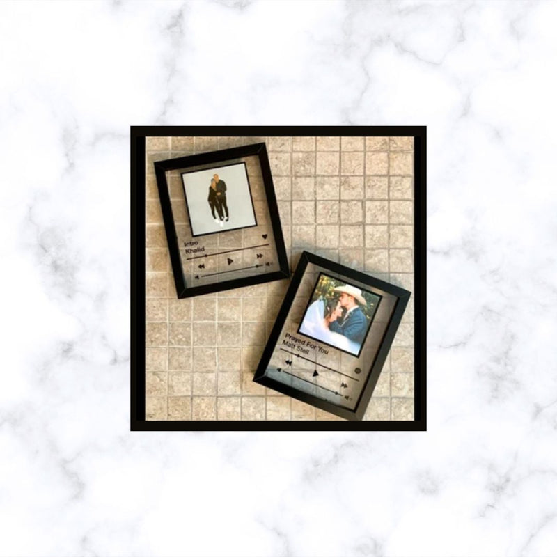 Customized Spotify Frame | Spotify Acrylic Plaque | Hanging Wall Display Frame