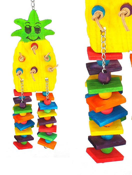 Polly's Paradise: 50 cm Large Pineapple Chew Toy!