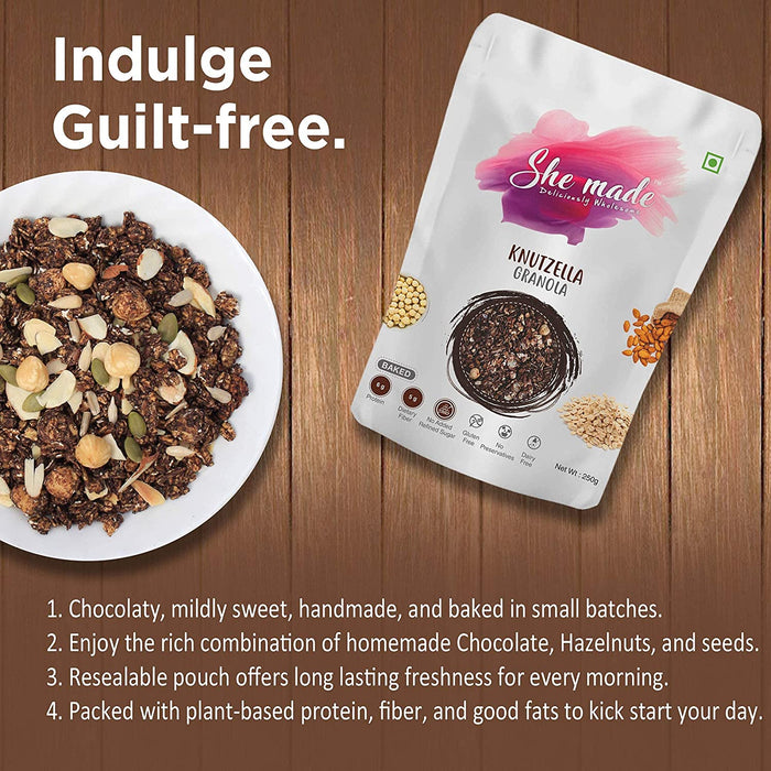 She Made  Knutzella Granola 250g