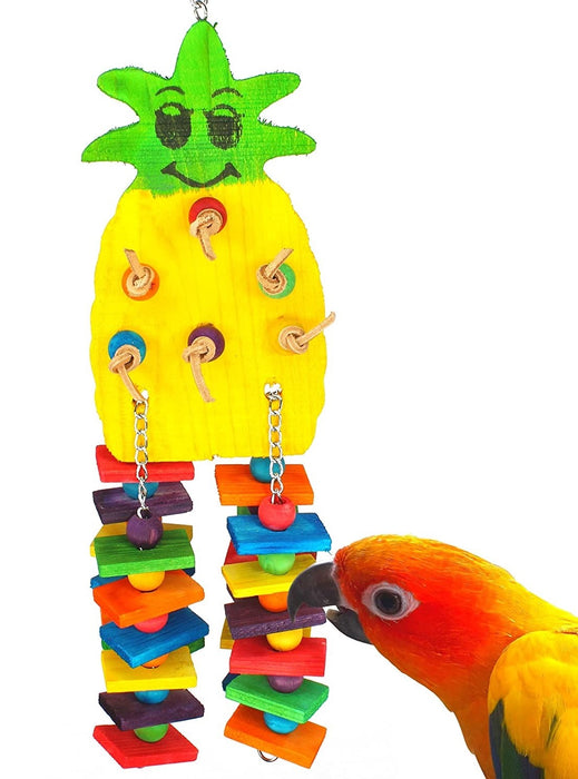 Polly's Paradise: 50 cm Large Pineapple Chew Toy!