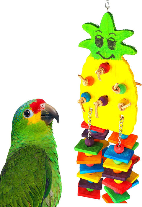 Polly's Paradise: 50 cm Large Pineapple Chew Toy!
