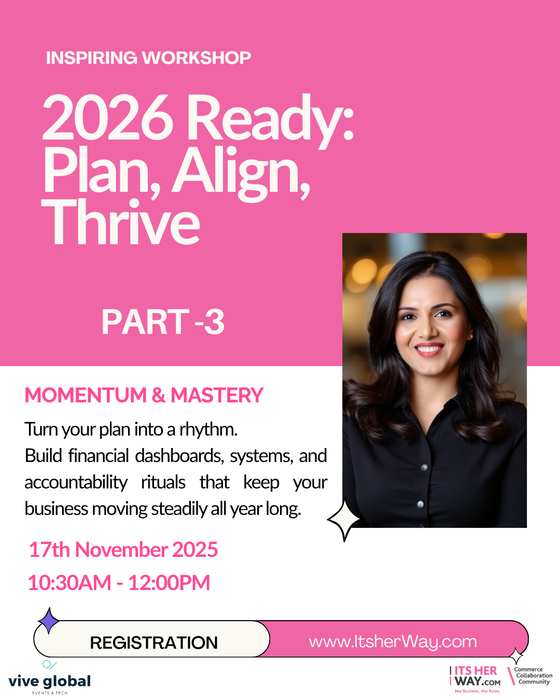 2026 Ready: Plan, Align, Thrive by Armin Jamula - 13th, 14th, & 17th November