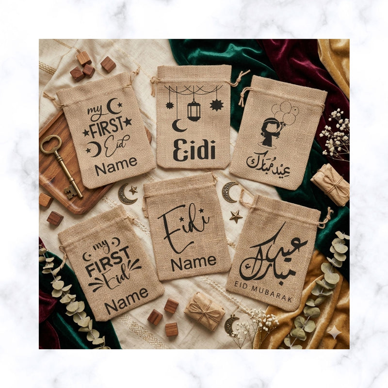 Personalized Eid Gift Bags – Elegant Custom Keepsakes