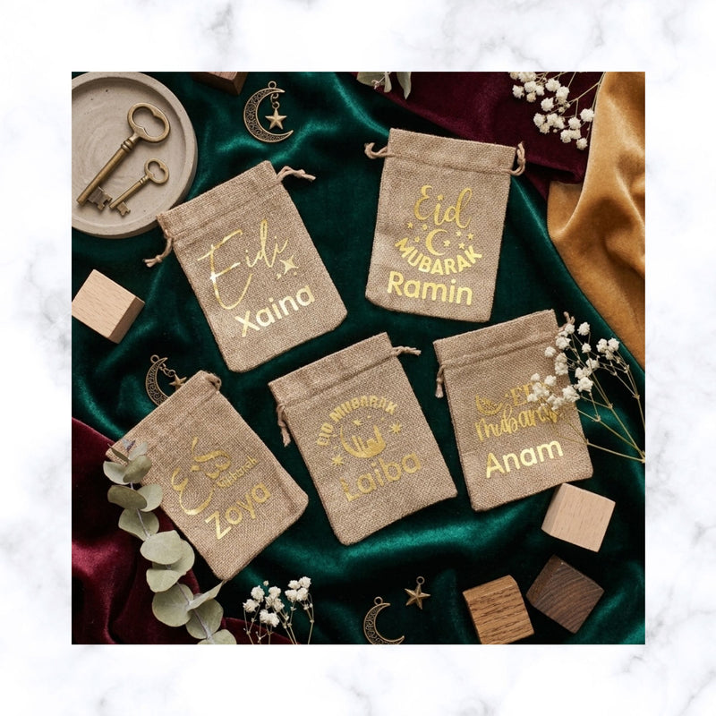 Personalized Eid Gift Bags – Elegant Custom Keepsakes
