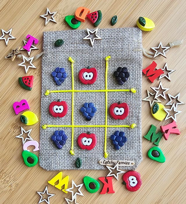 Noughts & Crosses twist (Apples & Grapes) Fun Giveaways for All Ages