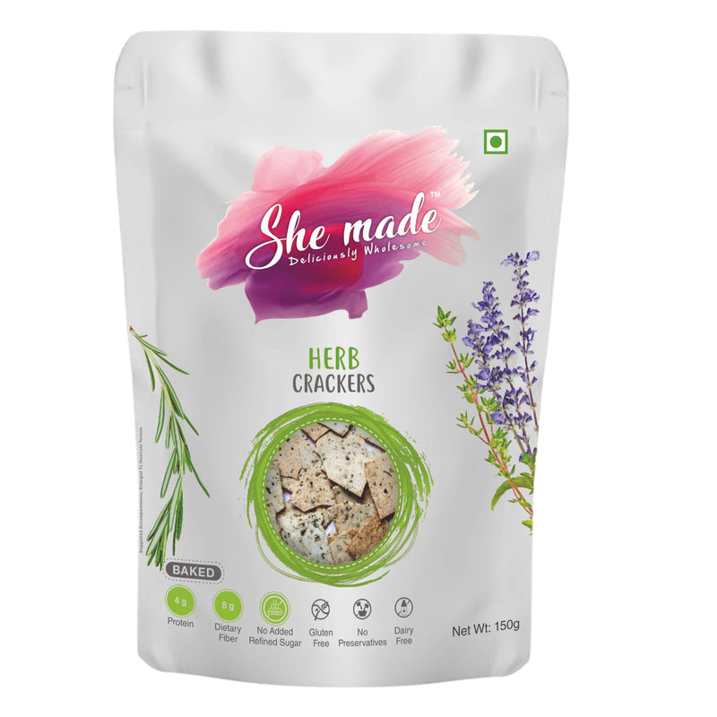 She Made Herb Crackers 150g