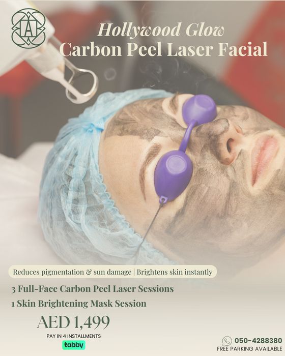 Hollywood Glow :  Carbon Peel Laser Facial Package