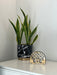 Golden acrylic tissue holder – elegant Ramadan decor, perfect for home or gifting.