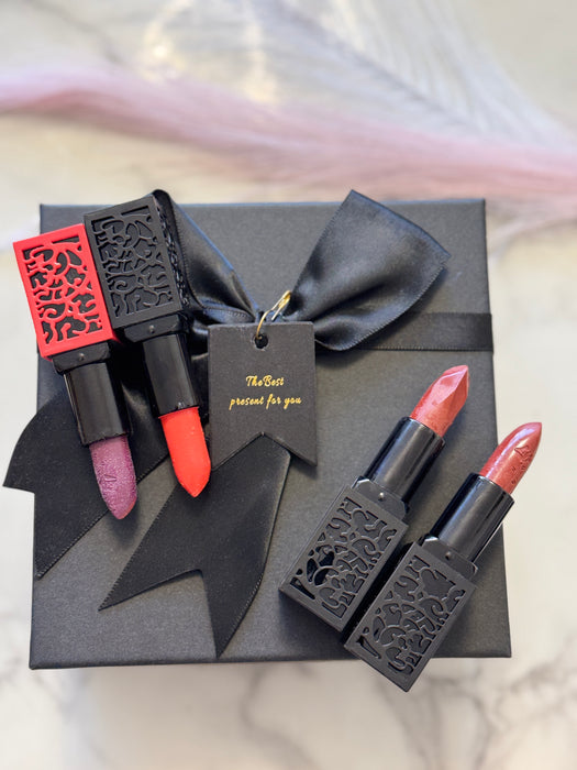 Customizable Lipsticks & Lip Balm - Earthy Elegance