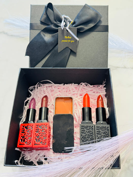 Customizable Lipsticks & Lip Balm - Earthy Elegance