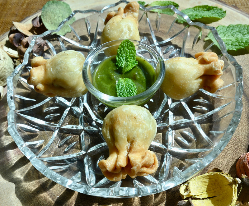 Green Pea Money Bags (Matar Potli)