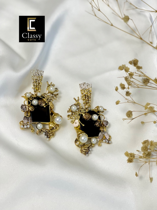 Majestic Gold Studs