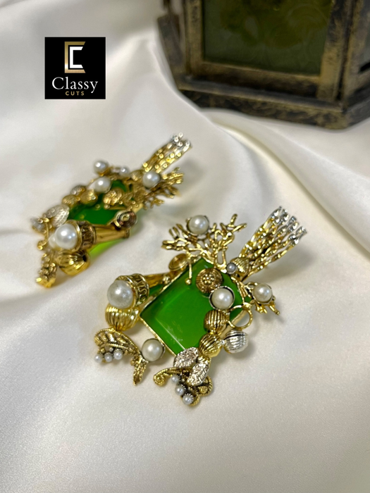 Majestic Gold Studs