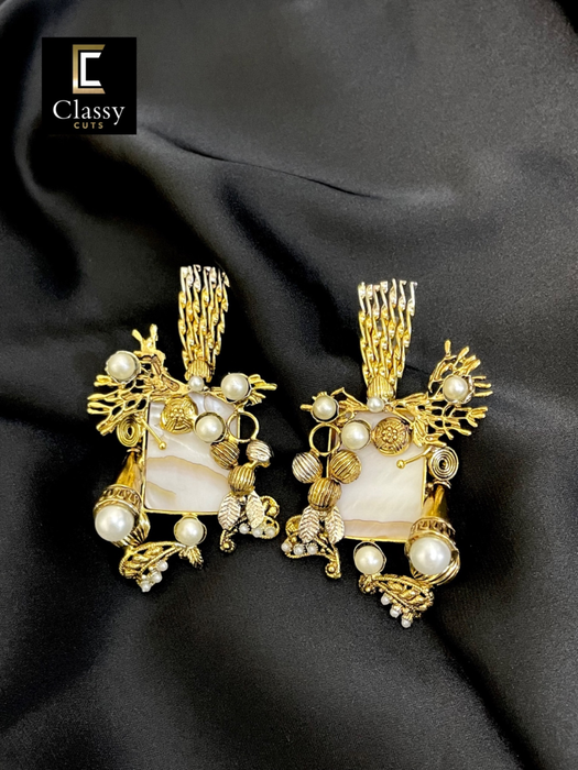 Majestic Gold Studs