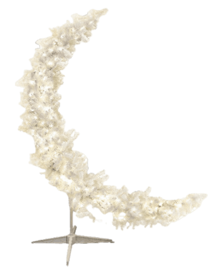 Ramadan Crescent – White