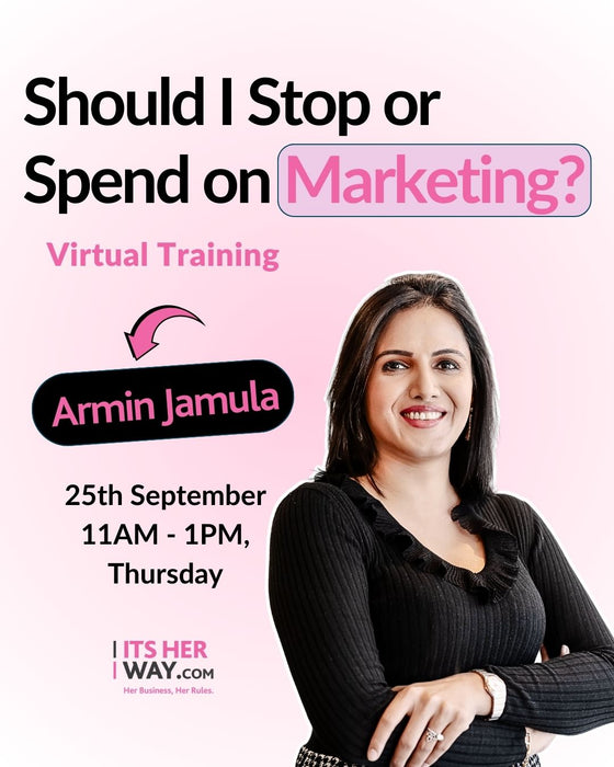Should I Stop or Spend on Marketing? ( Online ) - 25th September 2025