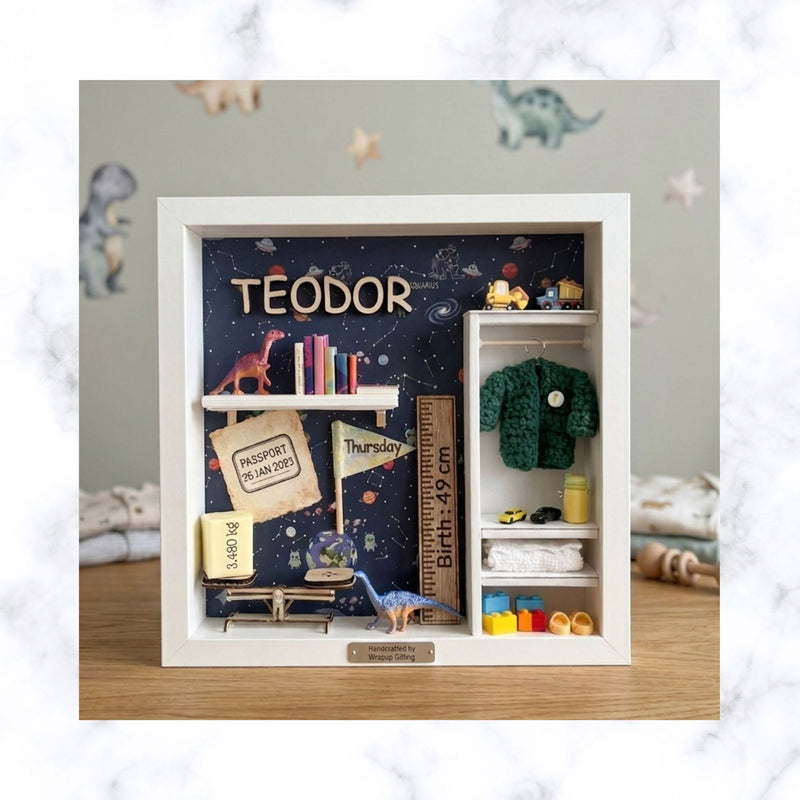Hand Made baby Birth Frames | New Born Gifts