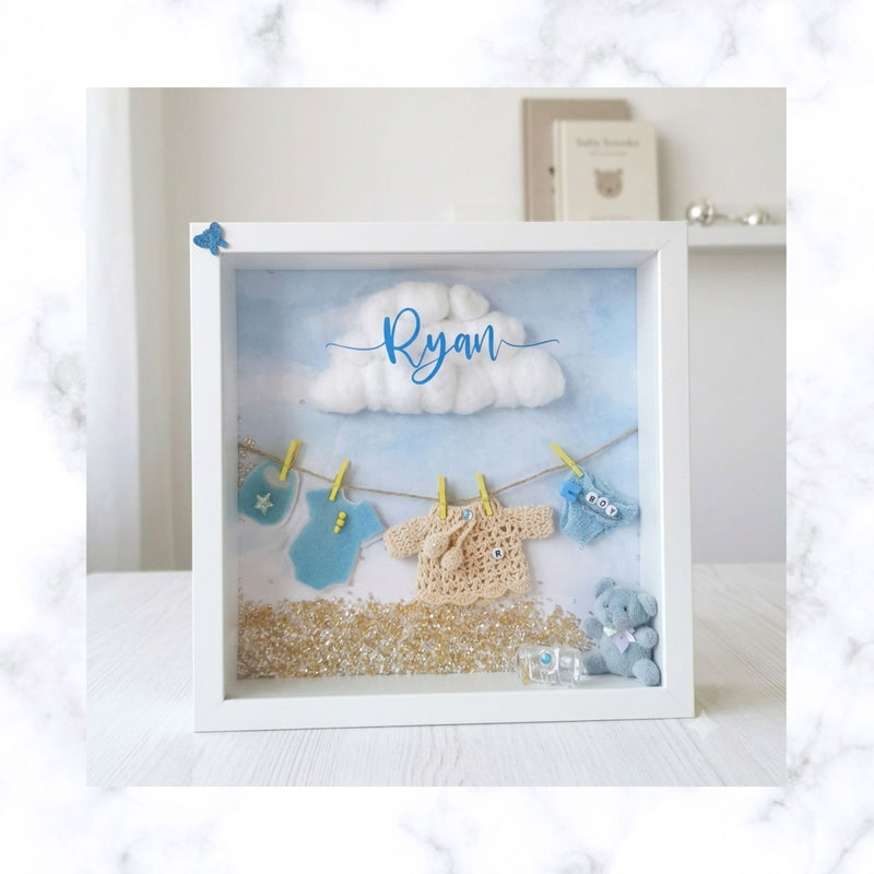 Personalized Baby Gift | Baby Shower Gift | Christening Gift | Nursery Decor | Birth Details Frame