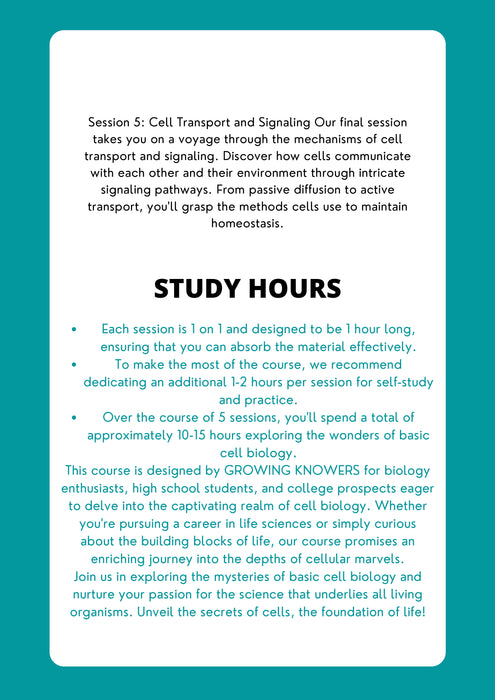 Basic Cell Biology