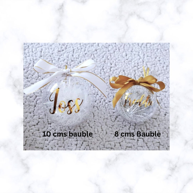 Personalized Christmas Bauble