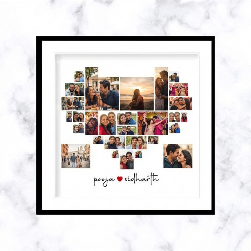 CUSTOM COLLAGE PHOTO FRAME | BIRTHDAY | ANNIVERSARY | WEDDING | GRADUATION | TEACHER | FAREWELL | TEENAGER GIFT | FRIENDS REUNION GIFT