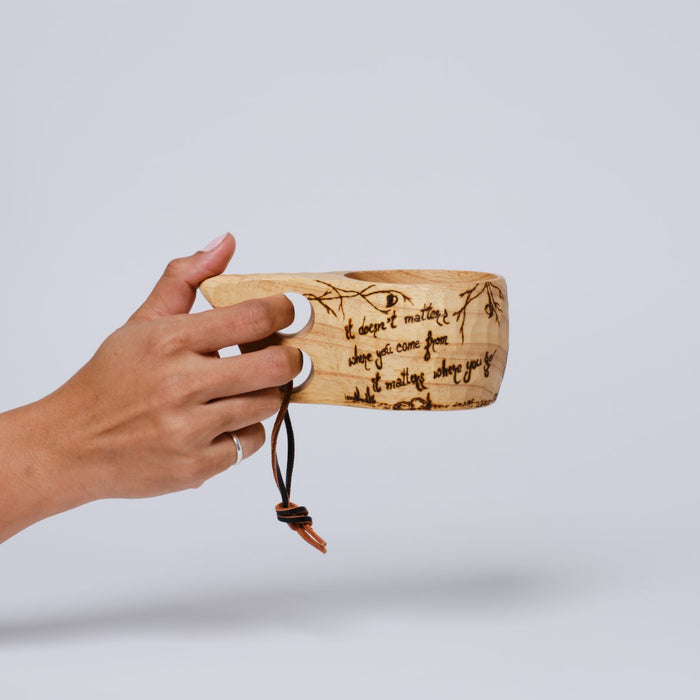 Wooden cup