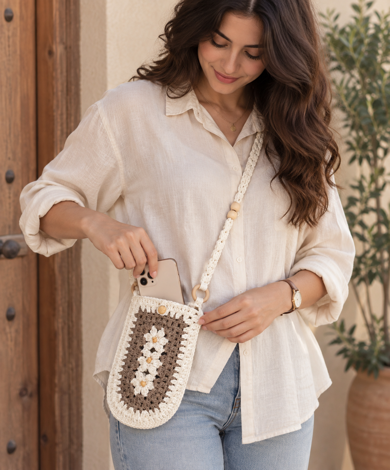 Daisy Mobile Crossbody Bag