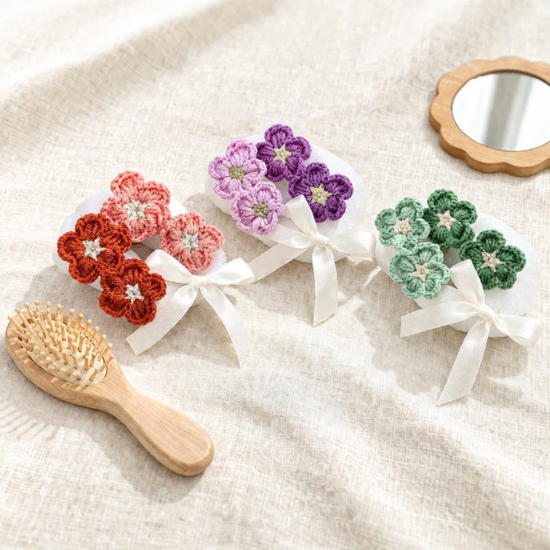 Mini Hair Tie & Fantasy Ring Set (13 Color Variants)