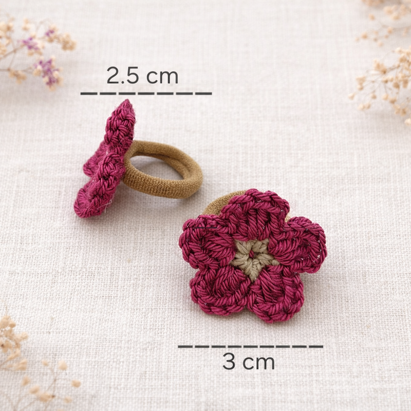 Mini Hair Tie & Fantasy Ring Set (13 Color Variants)