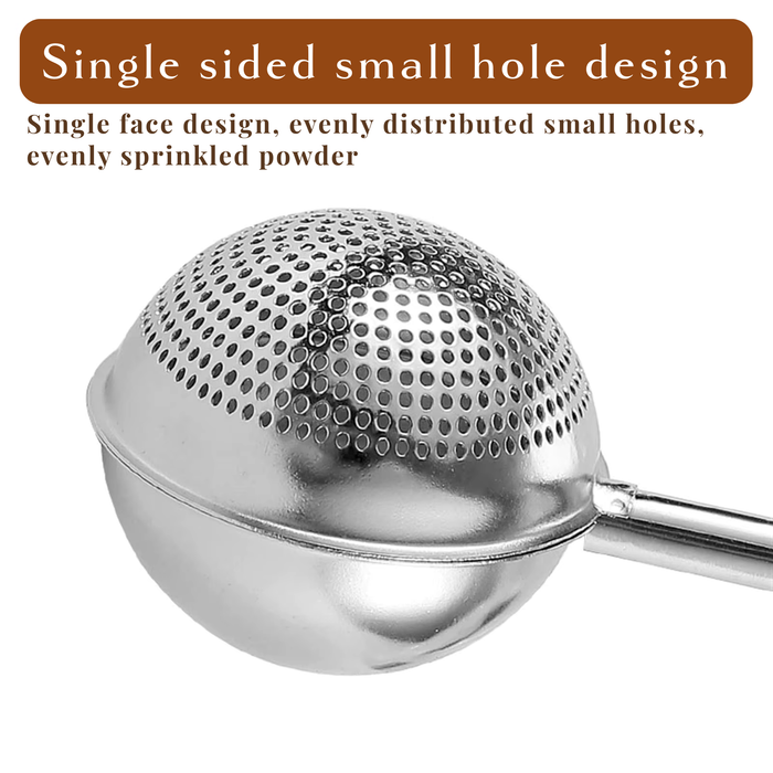 JIG BLOOM Floral Baking Set – 2 Piece (Round Sling + Flour Duster) 