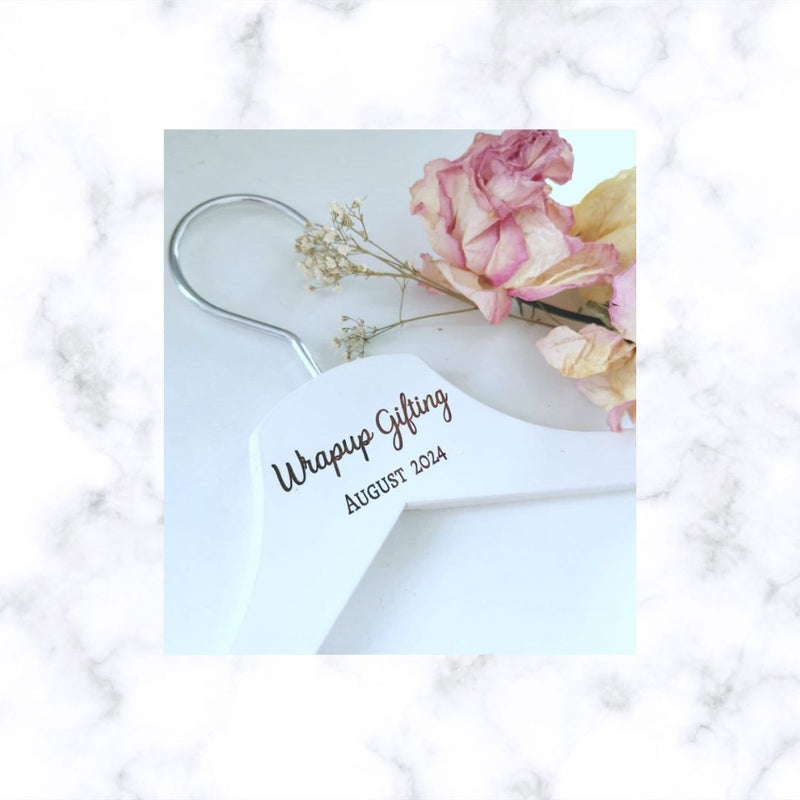 Personalized Engraved Hangers for Weddings | Bridal Showers | Bridesmaids | New Born | Graduation