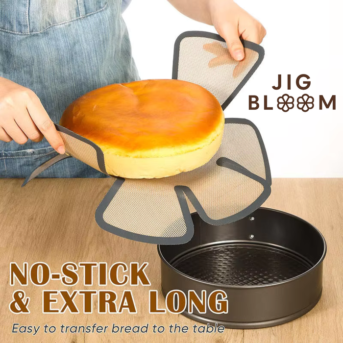 JIG BLOOM Floral Baking Set – 2 Piece (Round Sling + Flour Duster) 