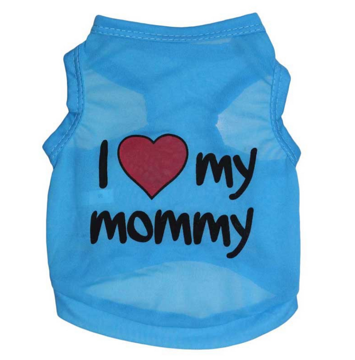 I love my Mommy/Daddy Pet Apparel