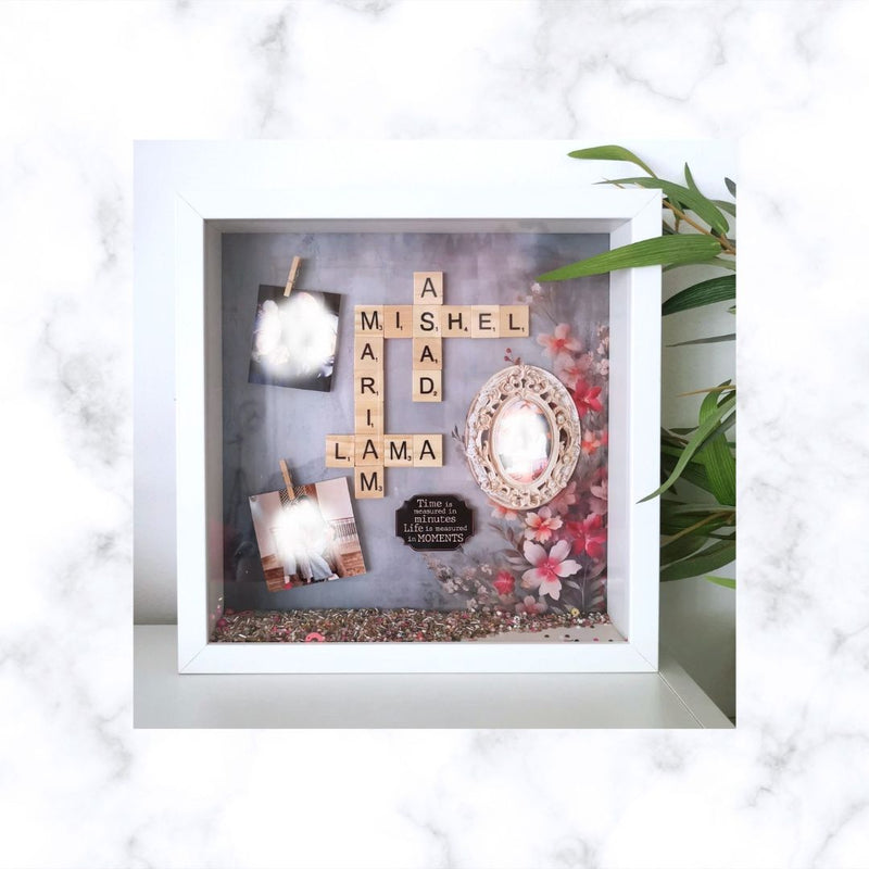 Family Scrabble Frame | Christmas Gift | Housewarming Gift | Anniversary Gift