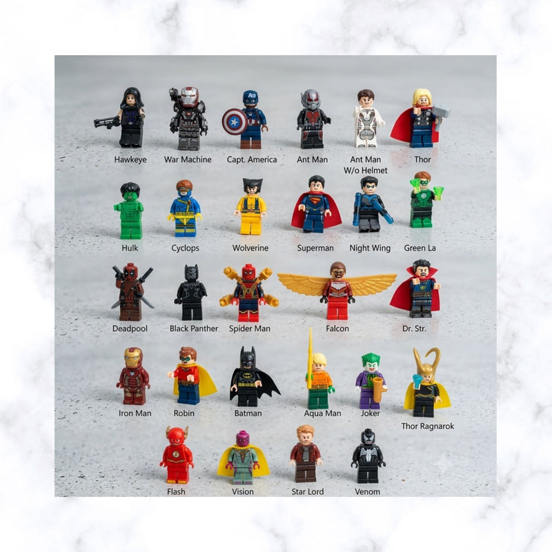 Custom Superhero Christmas Baubles