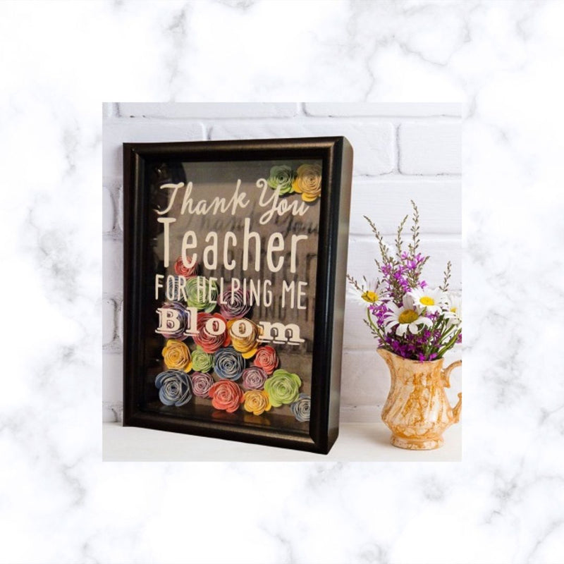 Thank You Teacher 'Floral Bloom' Frame