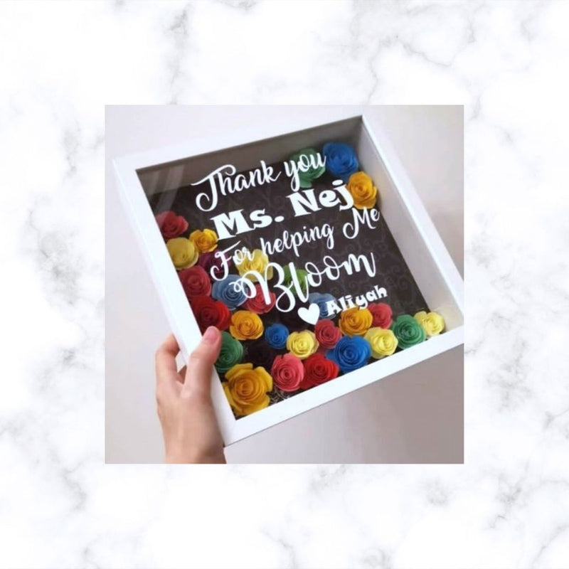 Thank You Teacher 'Floral Bloom' Frame