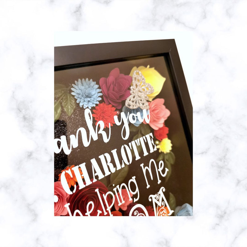 Thank You Teacher 'Floral Bloom' Frame