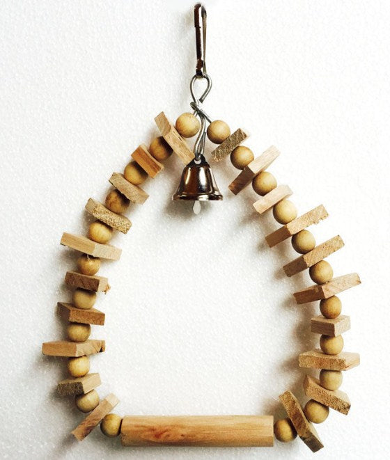 Avian Elegance: Exquisite Designer Swing & Chew Delight